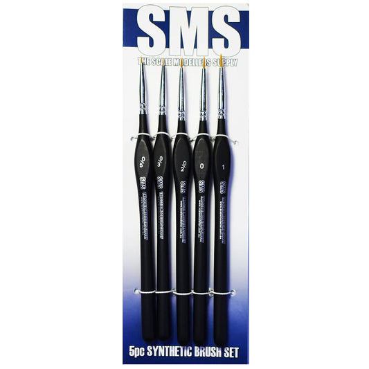 SMS Paints 5pc Synthetic Brush Set