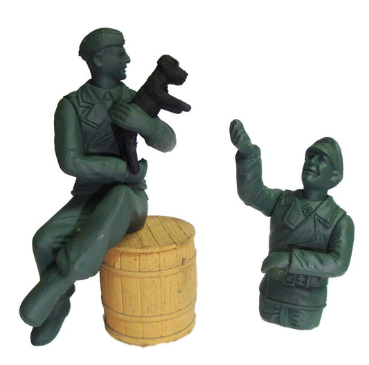 Heng Long 1/16 German Tank Crew Figures Unpainted