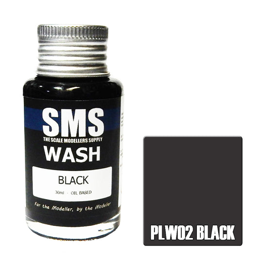 SMS Weathering Wash BLACK Oil Based 30ml