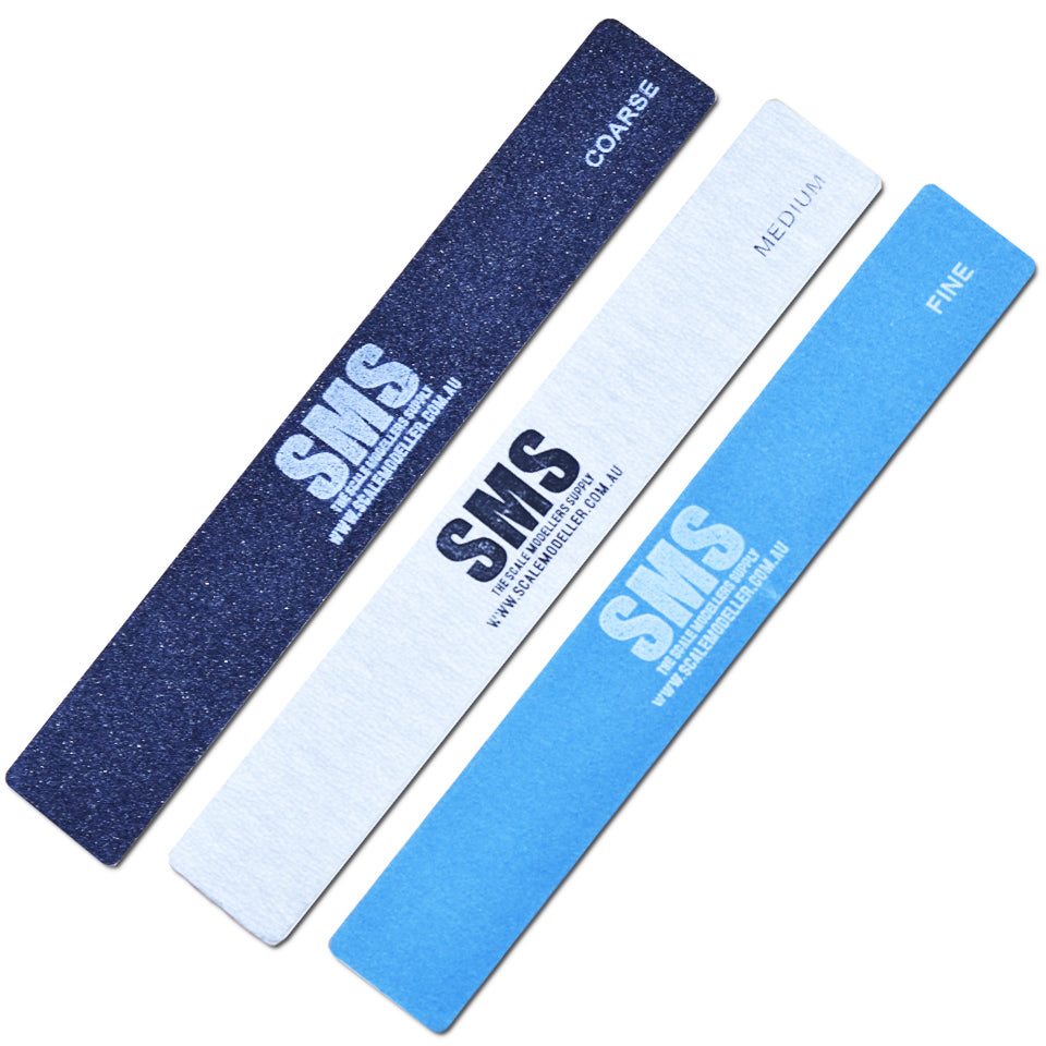 SMS Sanding Sticks 3pc (Mixed Grits) SND04