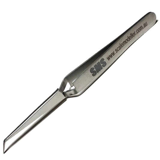 SMS Precision Tweezer - Fine Tip Curved