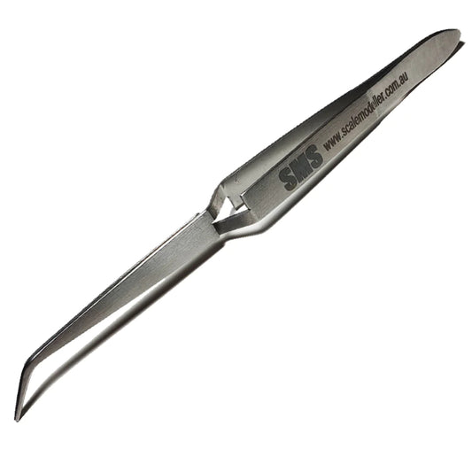 SMS Precision Tweezer - Large Tip Curved